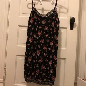 Lace cami shift dress